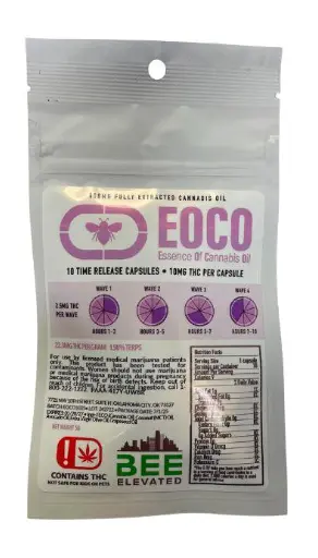 Bee Elevated - EOCO Capsules 140mg (10pck) - 3.5mg per wave