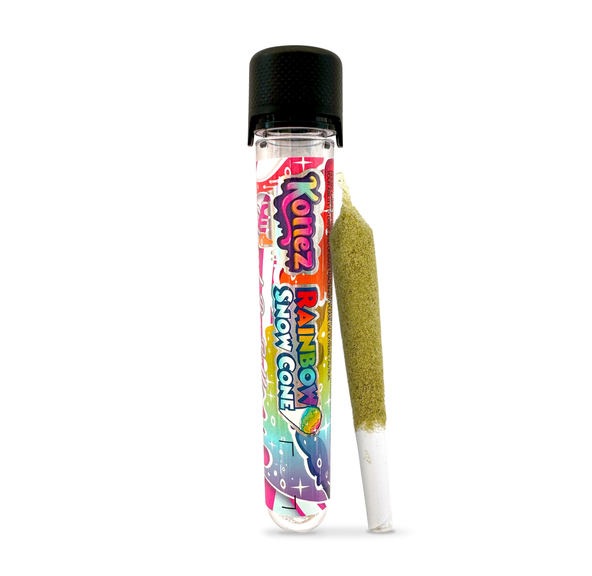 .⠀KONEZ Rainbow Snow Cone Infused Pre Roll 1.2g