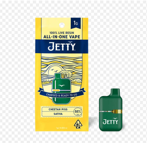 Jetty AIO Live Resin Mini Tank Cheetah Piss 1g