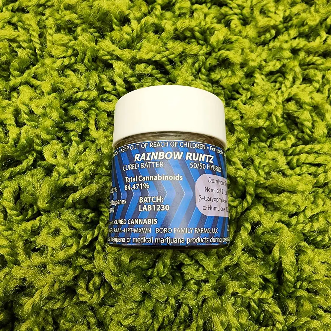 Boro 28g Baller Jar - Rainbow Runtz