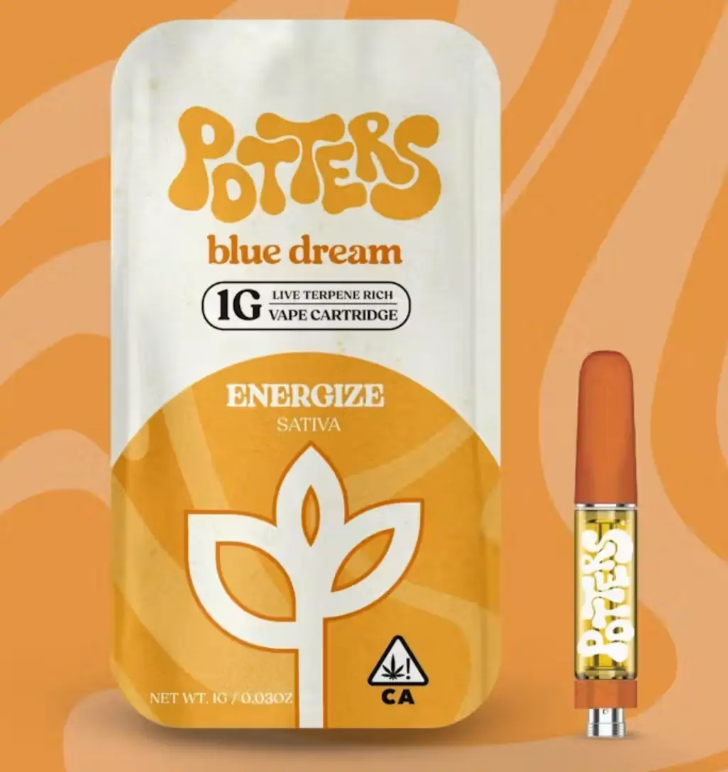 PRE-ORDER ONLY Potters - Blue Dream Live Resin Cartridge - 1 g