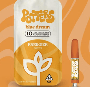 PRE-ORDER ONLY Potters - Blue Dream Live Resin Cartridge - 1 g