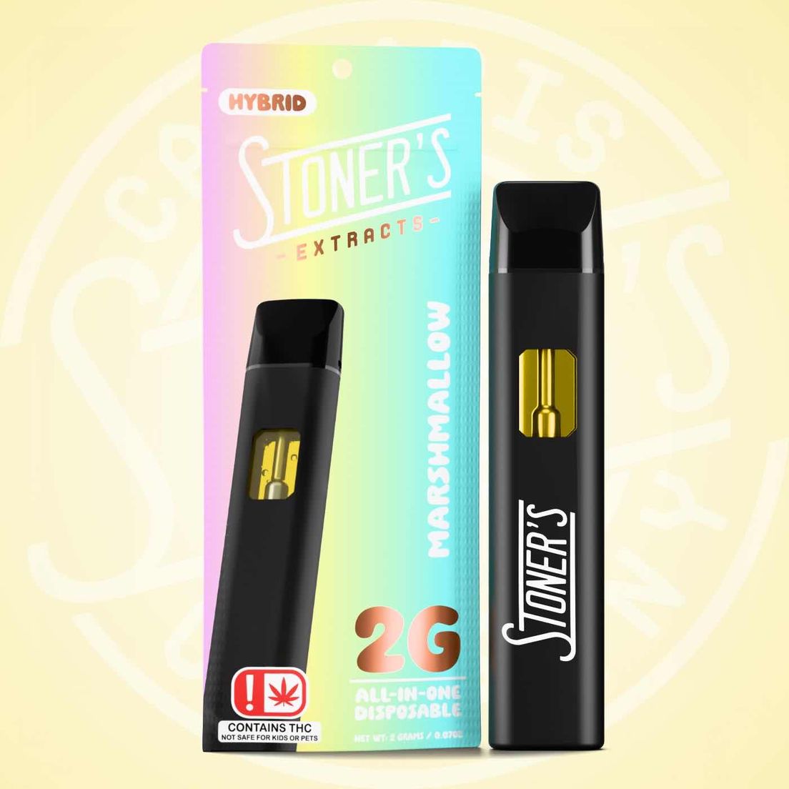 Stoner's Extracts - Disposable - Marshmallow 2G at Get Bak'd Edmond