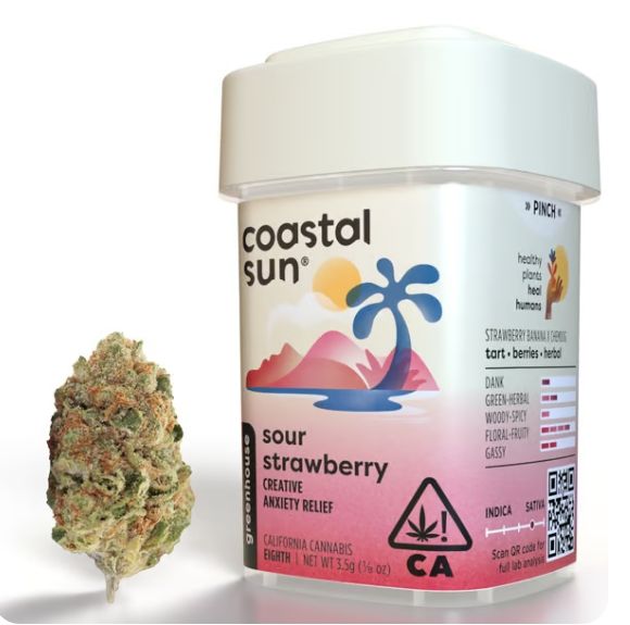 Coastal Sun - Sour Strawberry 3.5g