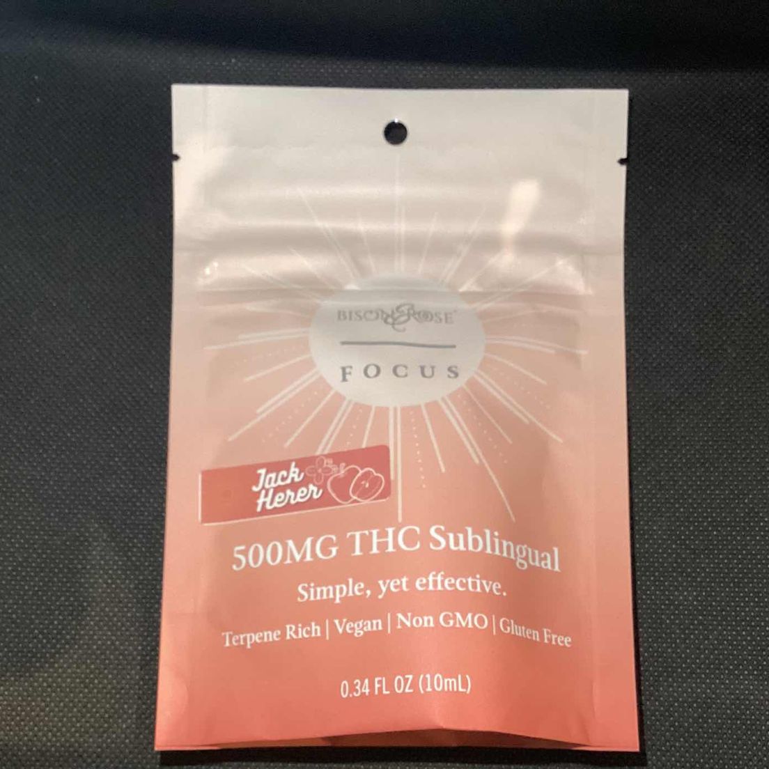 FOCUS- Bison & Rose 500 mg Tincture