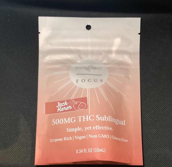 FOCUS- Bison & Rose 500 mg Tincture