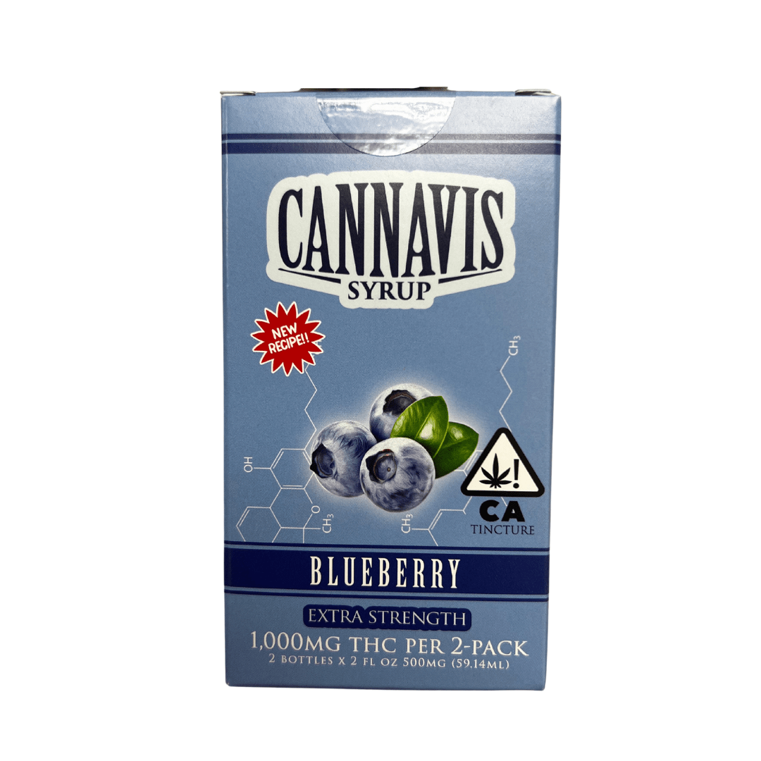 Cannavis - 1000mg Blueberry Syrup (2-pack)