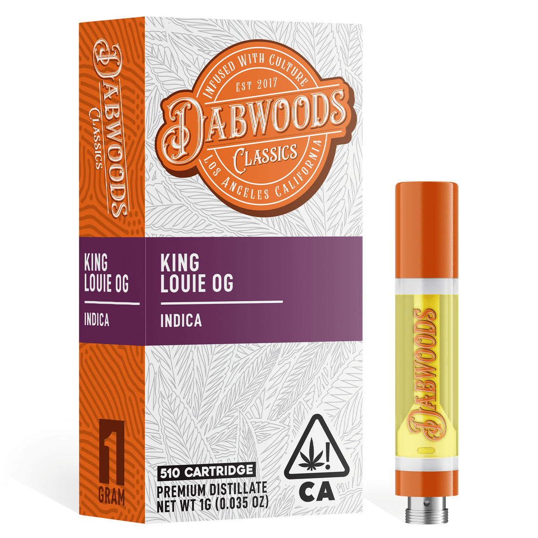 Dabwoods | Vape Cart | 1g | Distillate | King Louie OG