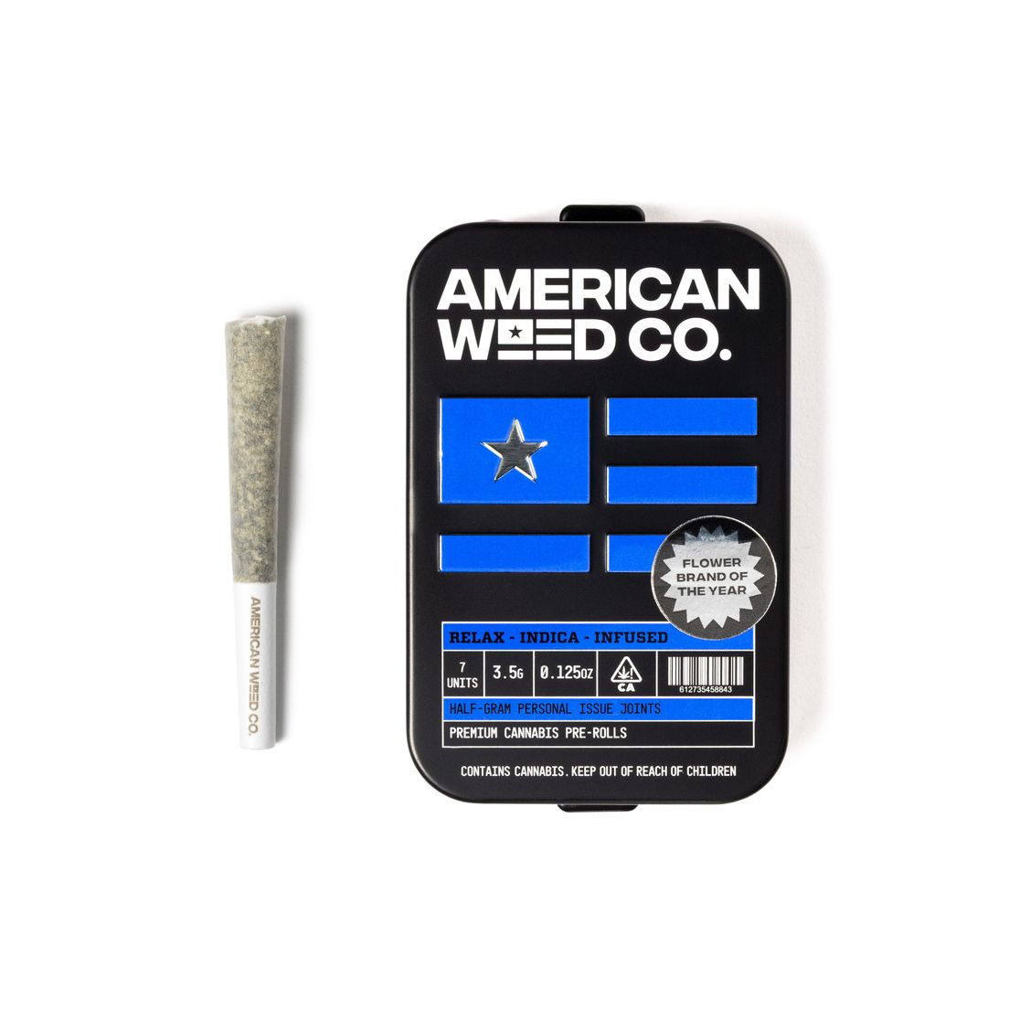 American Weed Co. Infused Pre-roll Pack Purple Haze 3.5