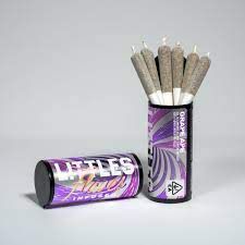 LITTLES FLAVES - GRAPE APE SIX .5 GRAM INFUSED PRE ROLL PACK