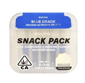 Boutiq Infused Mini Pre-roll 5pk Blue Crack x Guava Gelato 2.5g
