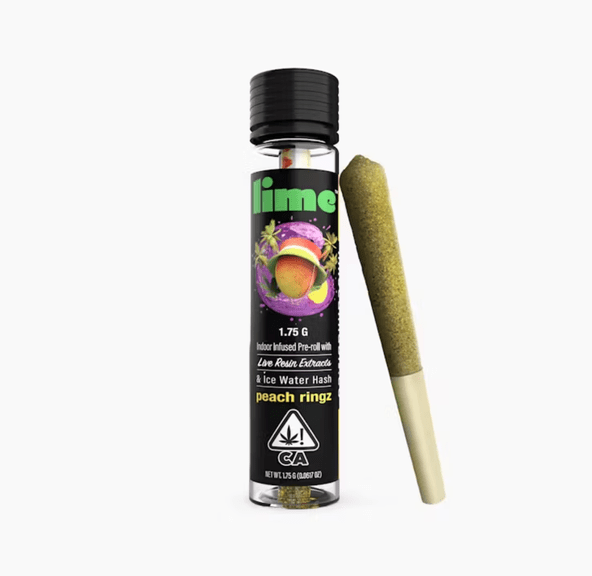 Diamond & Hash Infused (Single Pre Roll) | Peach Ringz