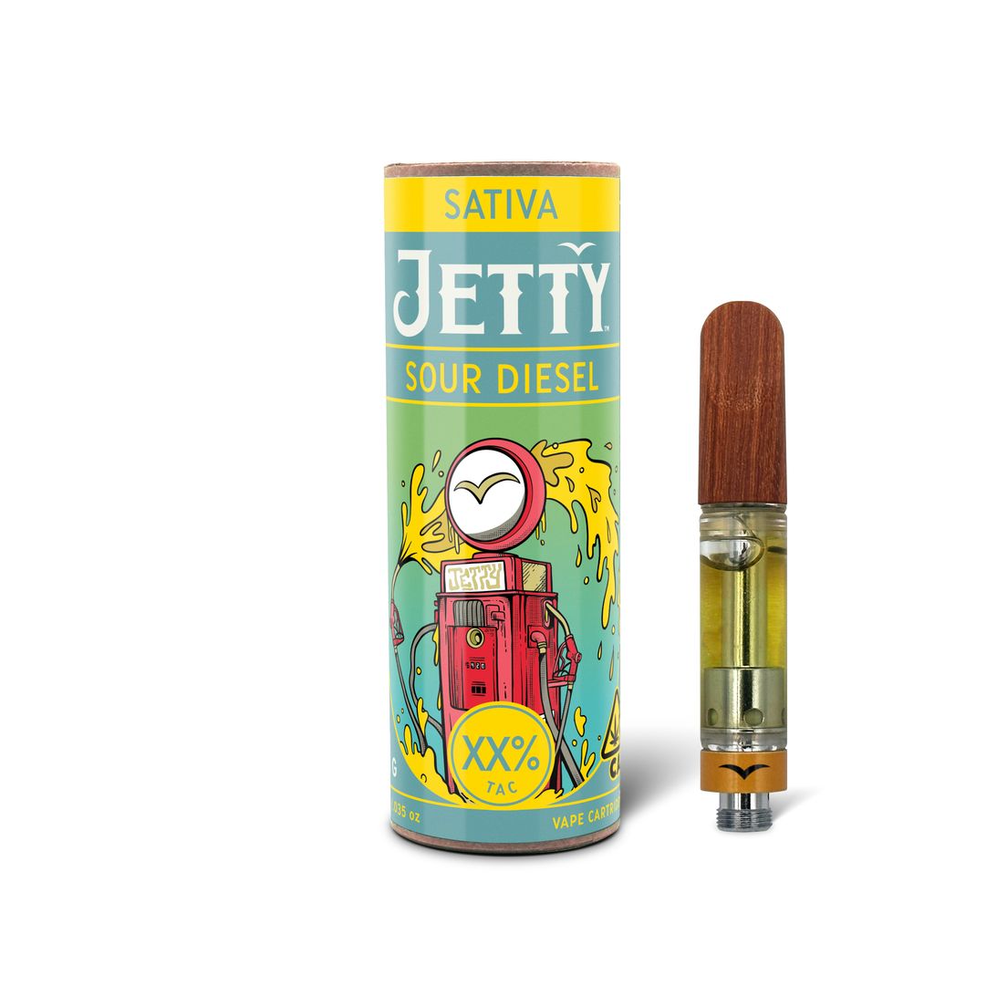 Jetty Cartridge Sour Diesel 1g