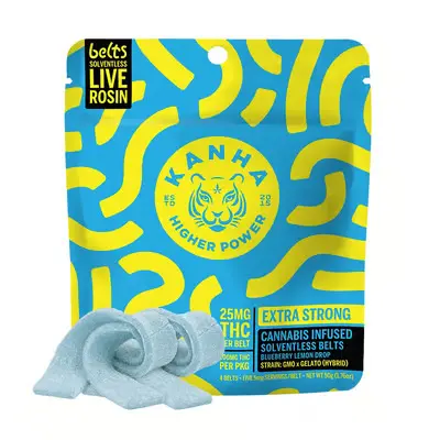 Kanha - BLUEBERRY LEMON DROP 100MG NANO ROSIN BELTS
