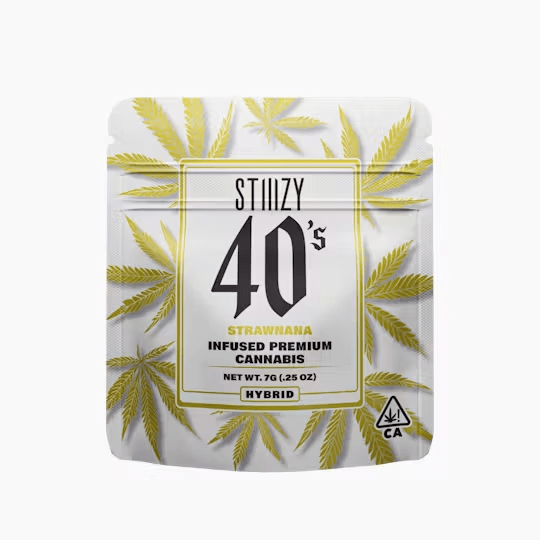 7g INFUSED 40s MYLAR - STRAWNANA