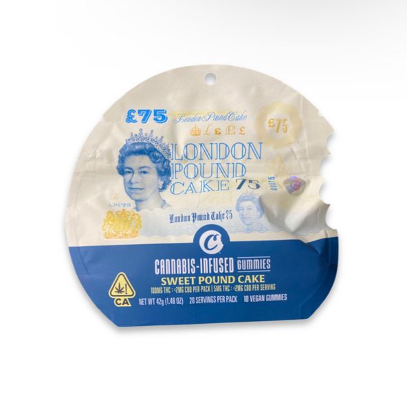 Cookies Gummies 100mg - London Pound Cake