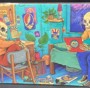 AFG Distribution- Deadhead Dorm- Grateful Dead- Pulsar- Metal Rolling Tray- Magnetic Lid- 11 x 7