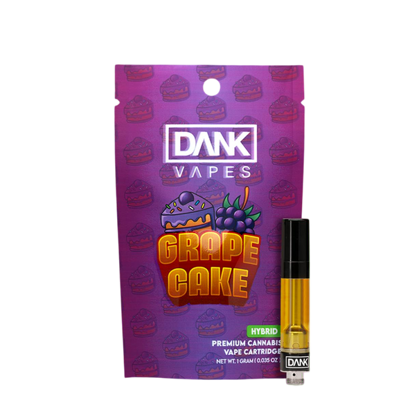 Dank | Vape Cart | 1g | Distillate | Grape Cake