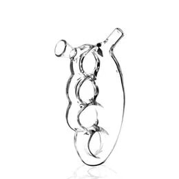 Glass Knuckle Blunt Bubbler