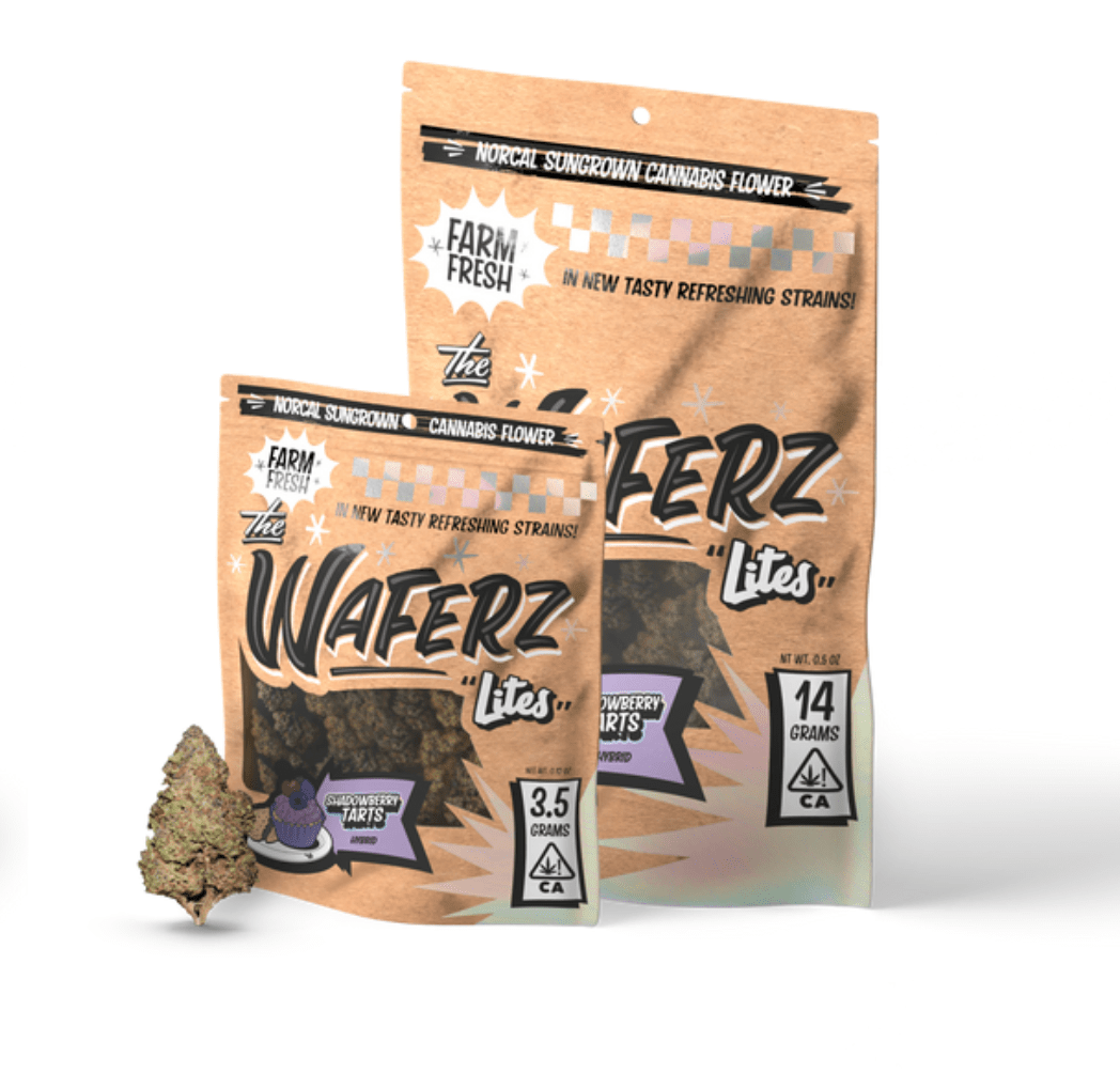 Waferz Lites - Emerald Grapes | 14g | THC 25%