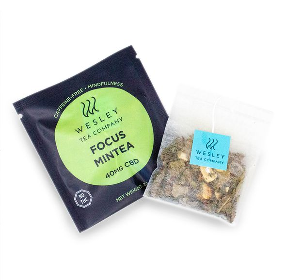 Focus Mintea 40mg CBD Single | Wesley Tea