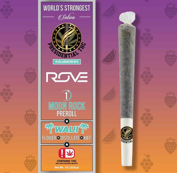 Moon Rock Infused Preroll - Waui - by Presidential