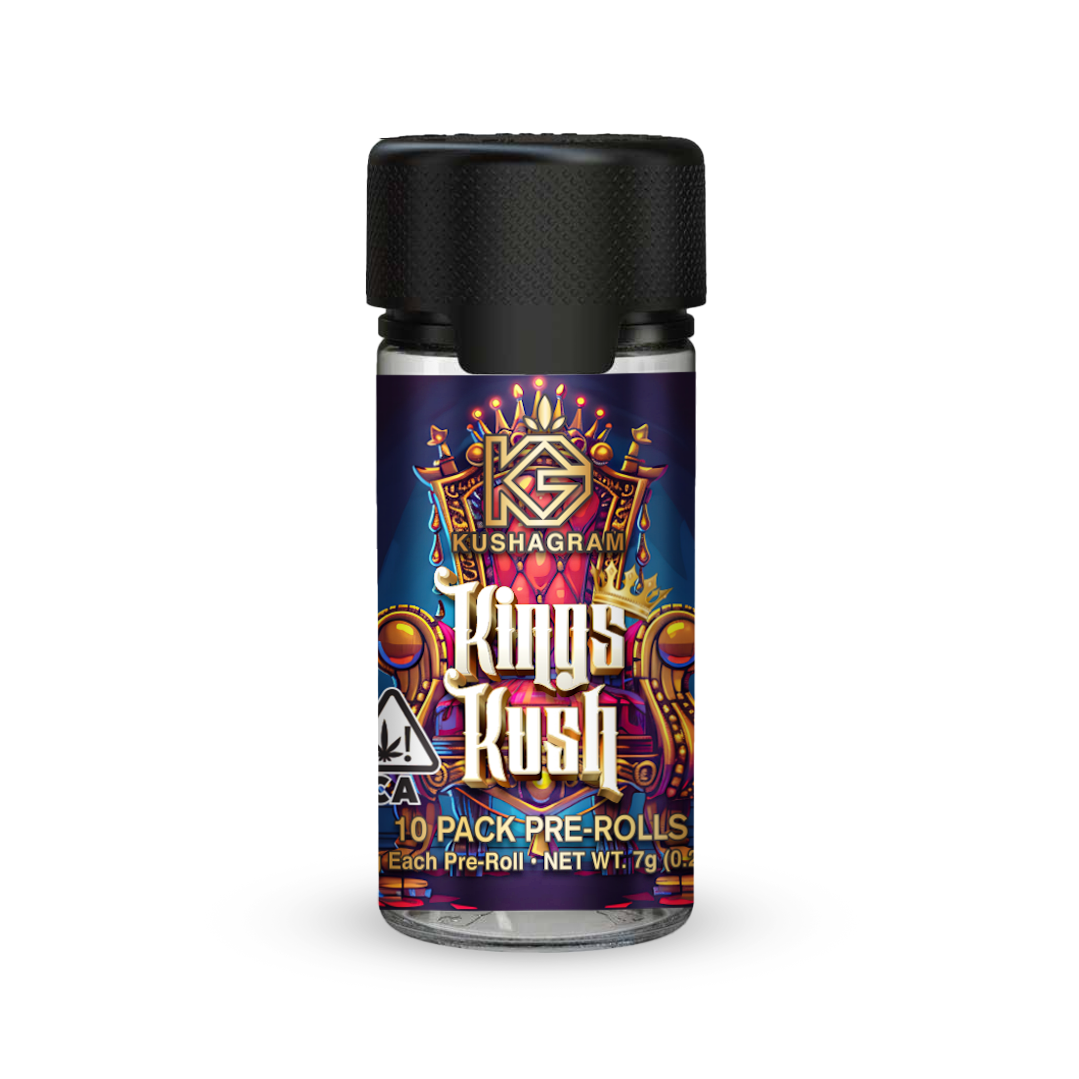 Kings Kush .7g Pre Roll 10pk 7g