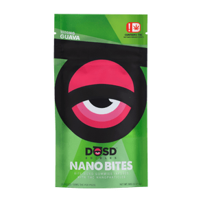 DŌSD Edibles - 1000mg Nano Bites - Guava Gummies (HYBRID)
