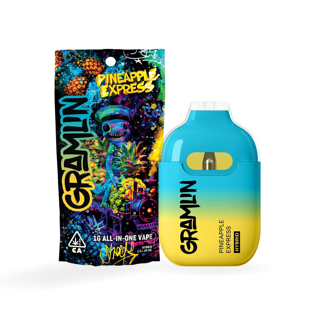 Gramlin - AIO Vape - 1g - Pineapple Express