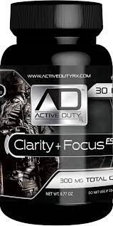Active Duty Clarity + Focus ES Hemp CBD Capsules 30ct
