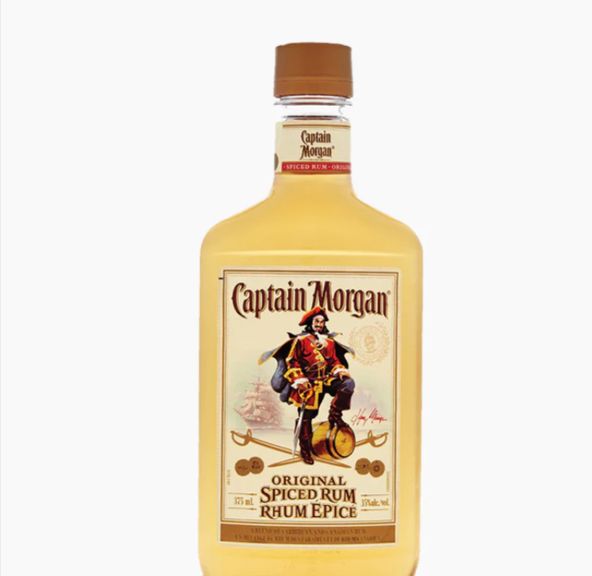 Bacardi / Captain Morgan Spiced Rum 375ml pint