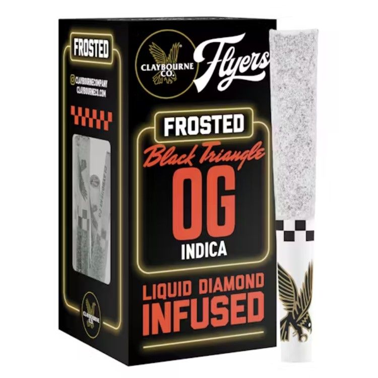 Black Triangle OG - Diamond Frosted Flyers Pre-Rolls