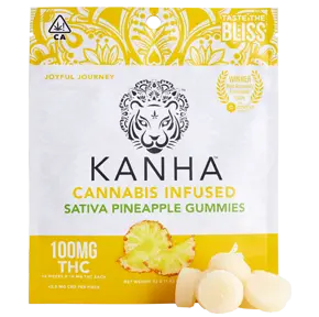 Kahna Sativa Pineapple (100 mg) Gummies