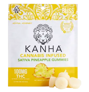 Kahna Sativa Pineapple (100 mg) Gummies