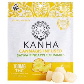 Kahna Sativa Pineapple (100 mg) Gummies