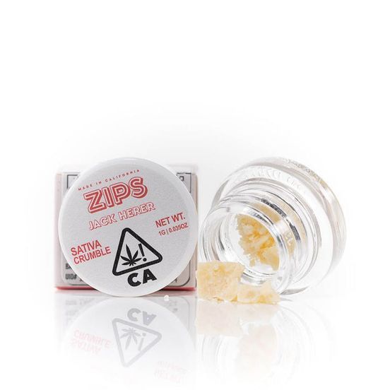 M. Zips By Crown Genetics 1g Crumble - White Buffalo (H)