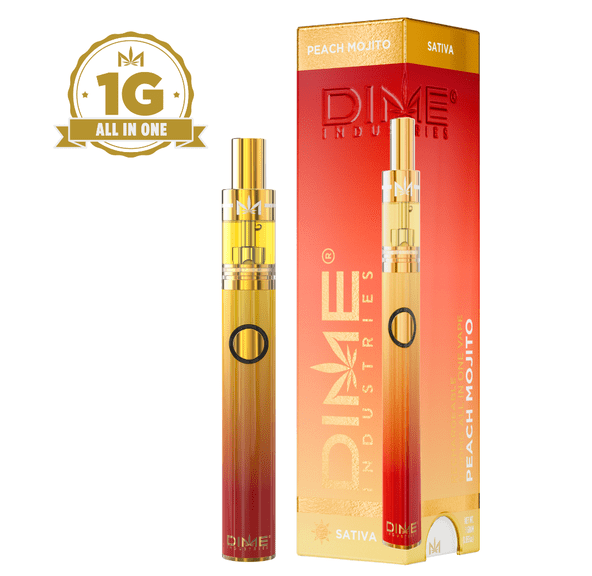 Dime | AIO Vape | 1g | Live Reserve | Peach Mojito