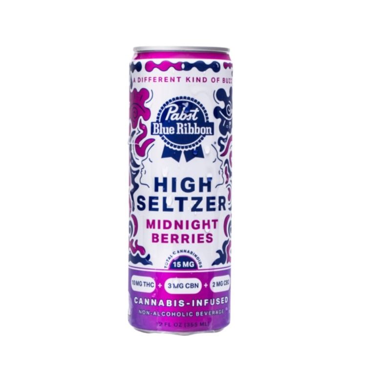 Pabst Blue Ribbon- MIDNIGHT BERRIES HIGH SELTZER 15MG
