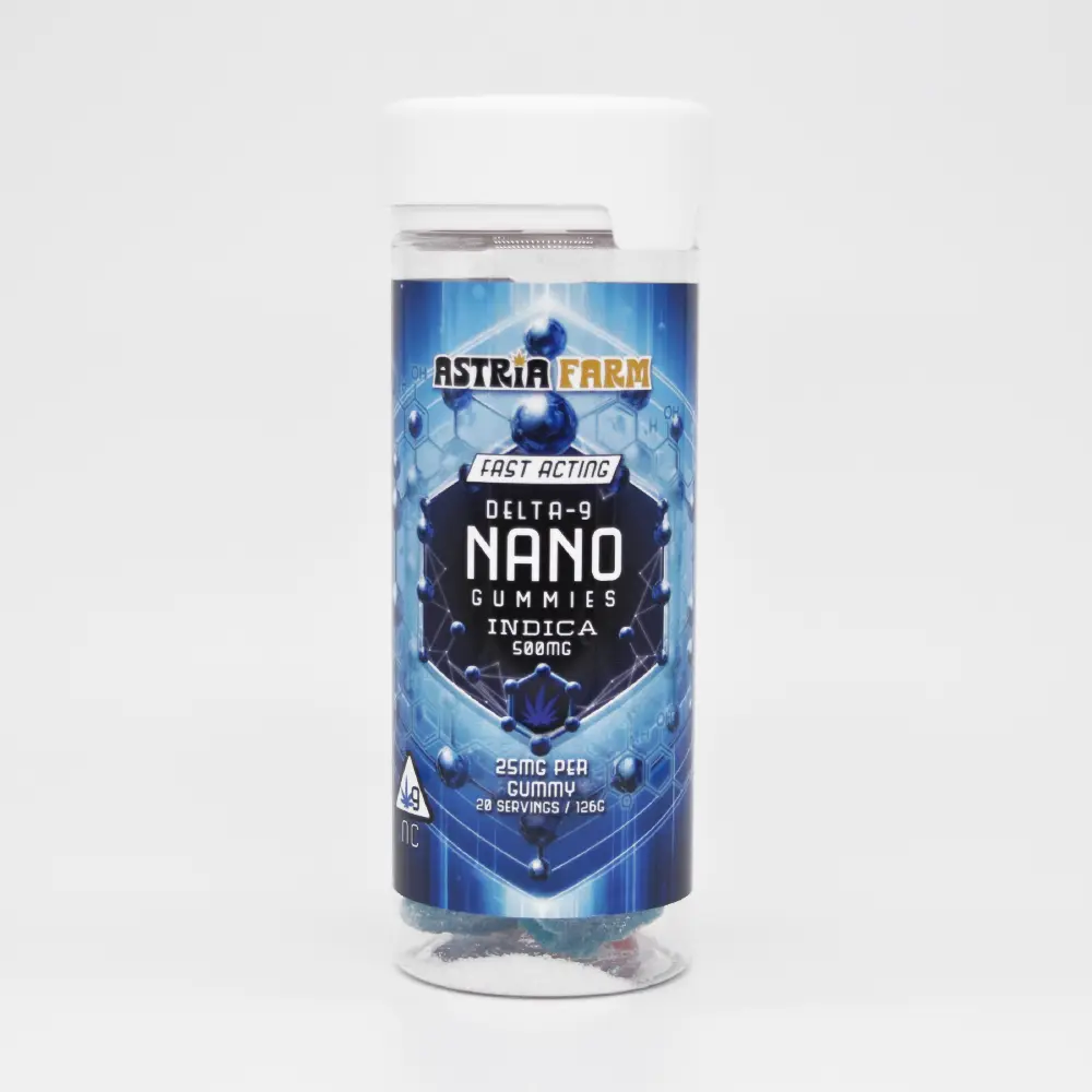 AF 25mg THC NANO Indica Gummies, 20ct.