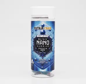 AF 25mg THC NANO Indica Gummies, 20ct.