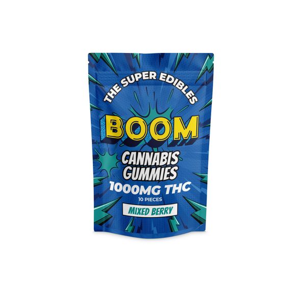 BOOM MIXED BERRY GUMMIES 1000MG