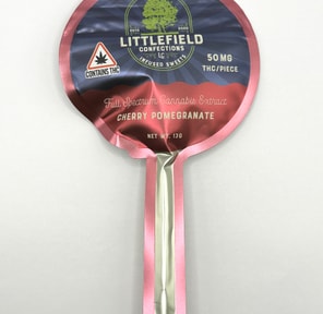 50mg Lollipop Cherry Pomegranate Littlefield Confections