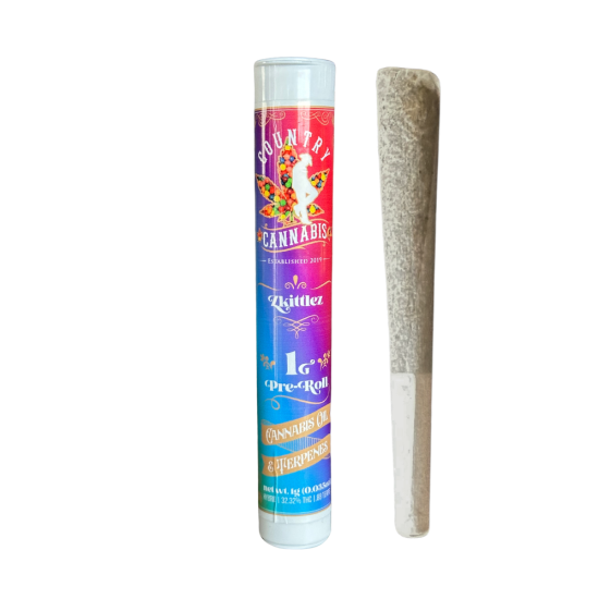 Country Cannabis - 1g Infused Preroll - Zkittles (Hybrid)