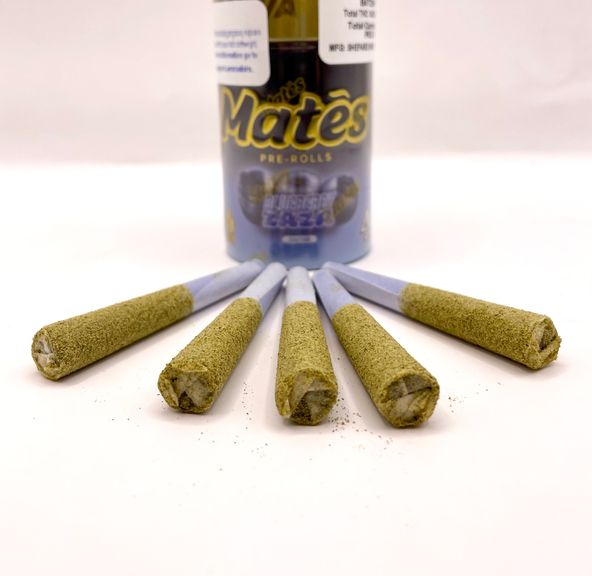 3g Blueberry Zaza (Sativa) Melted Diamonds & Live Resin Infused Mates - Muha Meds