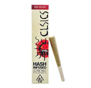 Clsics Red Opium 1g Hash Infused Preroll 33%