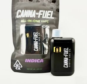 1g Willy Wonka (Indica) All-In-One Disposable Vape - Canna-Fuel