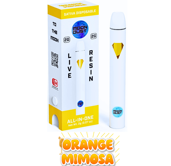 Moondust - 2G - LIVE RESIN DISPOSABLE - ORANGE MIMOSA - SATIVA