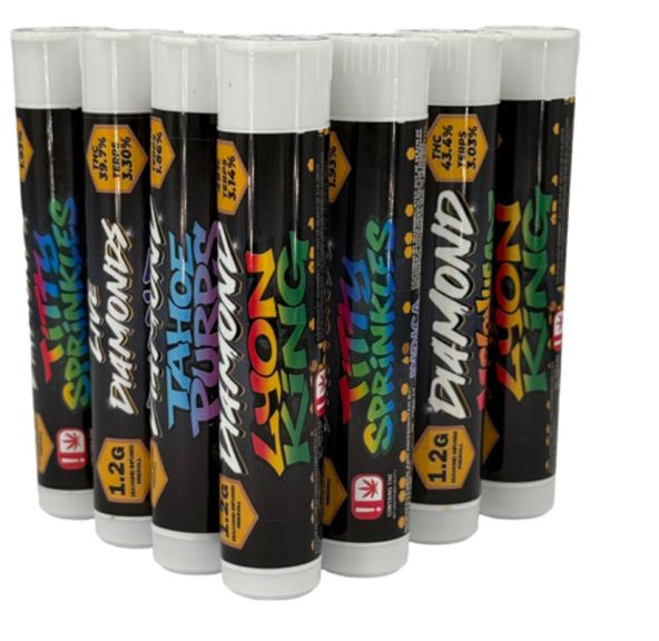Cartel Oil Co - Diamond Infused Pre-Roll 1.2g - Hybrid - Apple Fritter