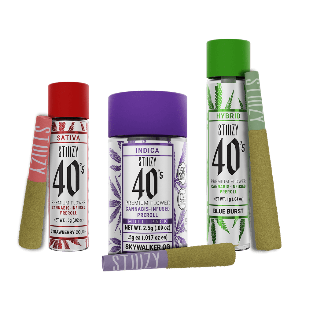 Stiiizy - 2.5g Infused Pre-Roll Pack (Blue Burst)
