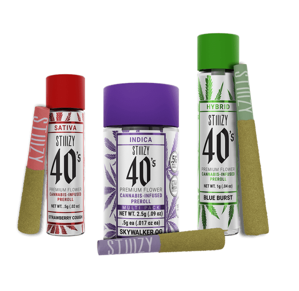 Stiiizy - 2.5g Infused Pre-Roll Pack (Blue Burst)